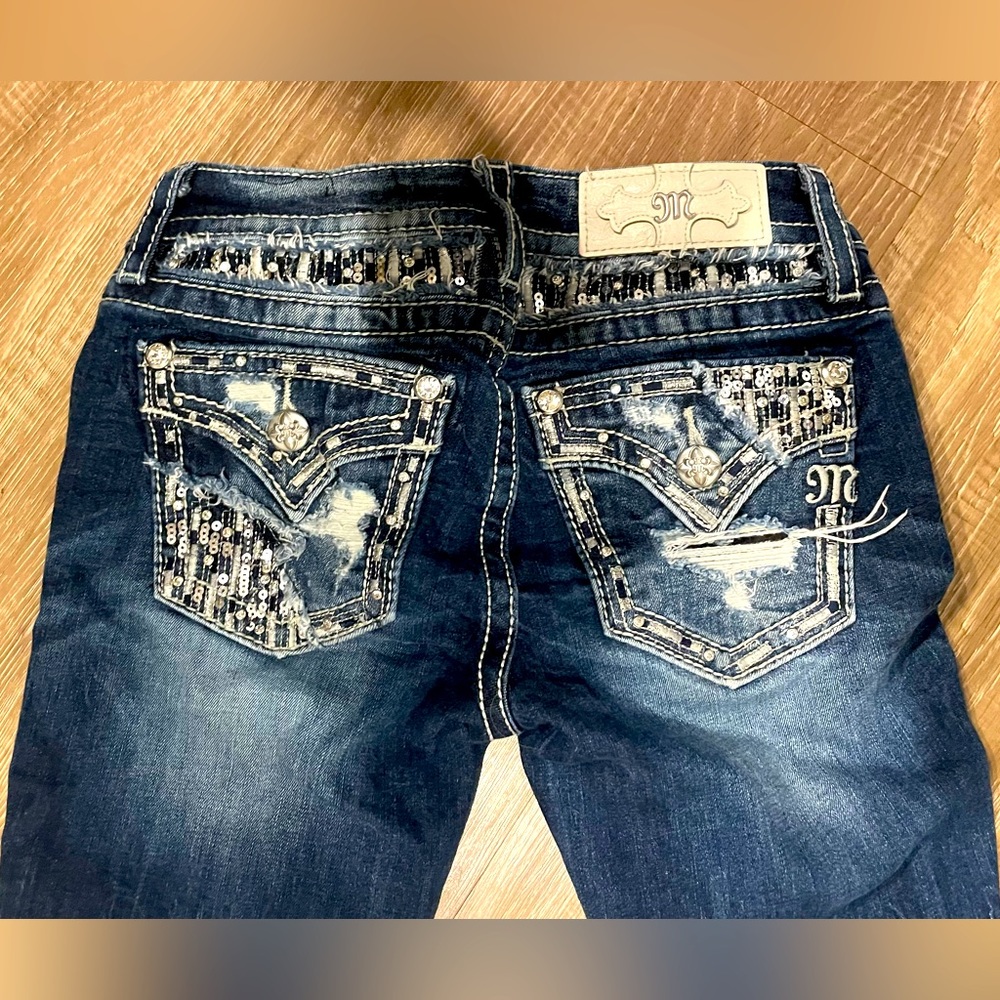 Miss me cropped jeans size 24